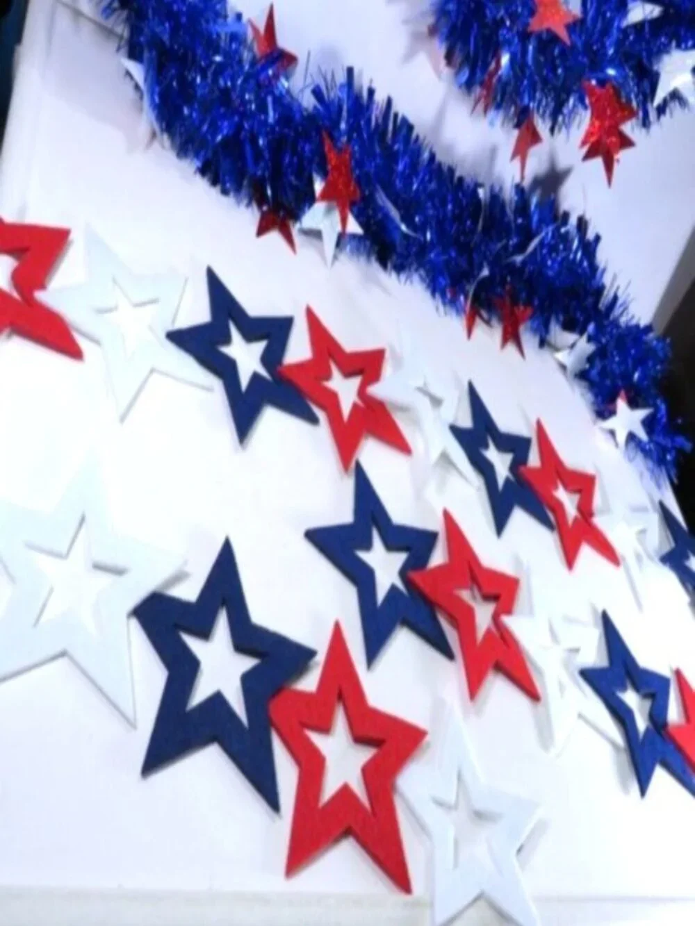 Festive Americana Party Kit Red White Blue USA Holiday Bundle Patriotic
